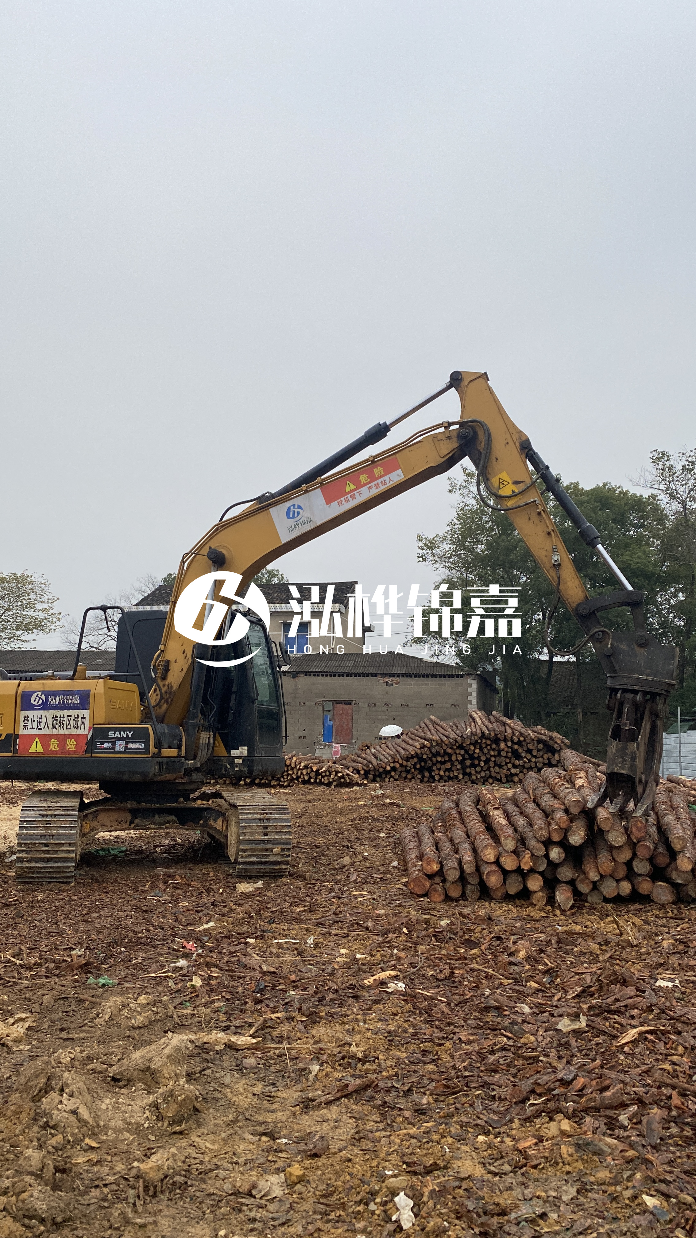 云浮松木樁源頭廠家-杉木綠化桿哪里買？