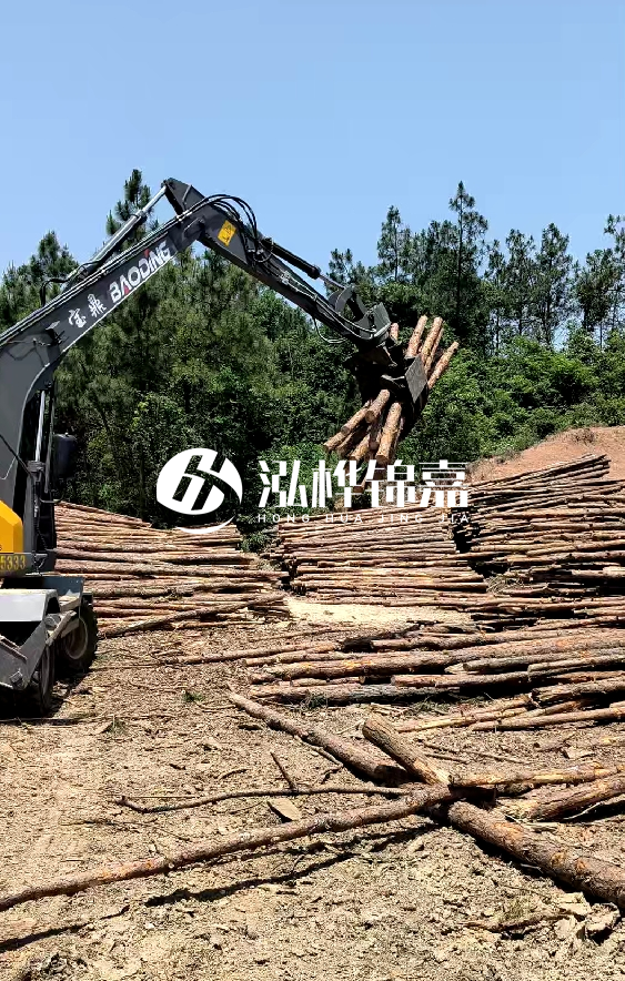 云南4米松木樁批發(fā)價(jià)格多少-4米小頭13-15直徑多少錢一根？