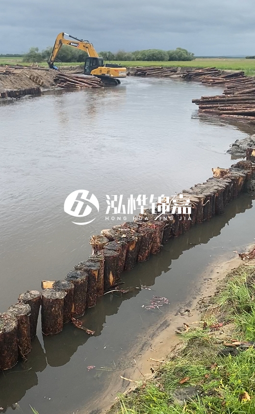 4米松木樁能用于圍堰工程嗎？4 米松木樁打樁深度要多少？