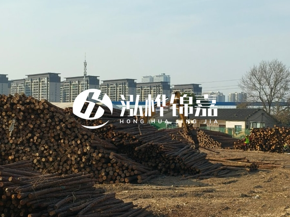 河南松木樁廠家泓樺錦嘉-松木樁直徑是小頭還是大頭？