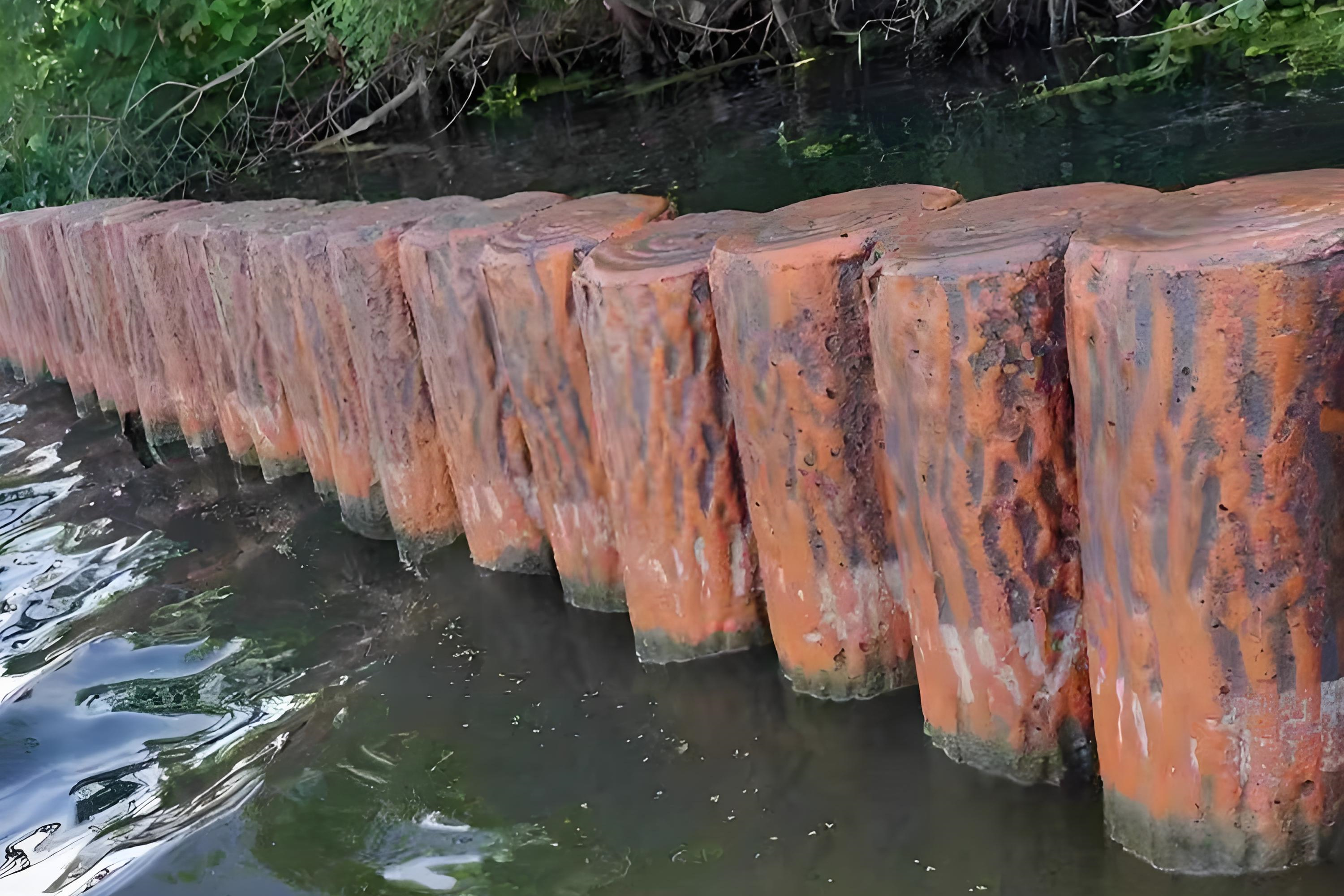 仿木樁批發(fā)廠家泓樺錦嘉-仿木樁施工能抗洪水沖擊嗎？