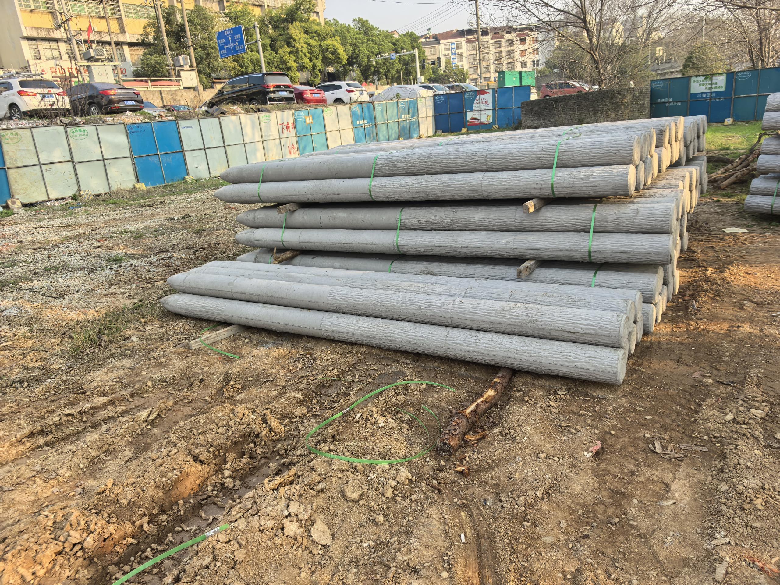 水泥樁批發(fā)廠家泓樺錦嘉-水泥樁打樁的施工流程是怎樣的？